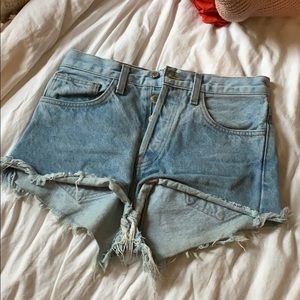 brandy melville jean shorts
